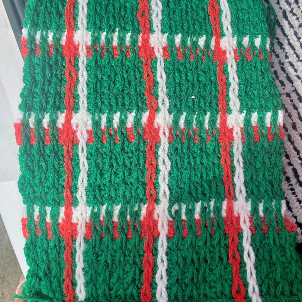 Set Of 5 Croche Holiday Table Mat